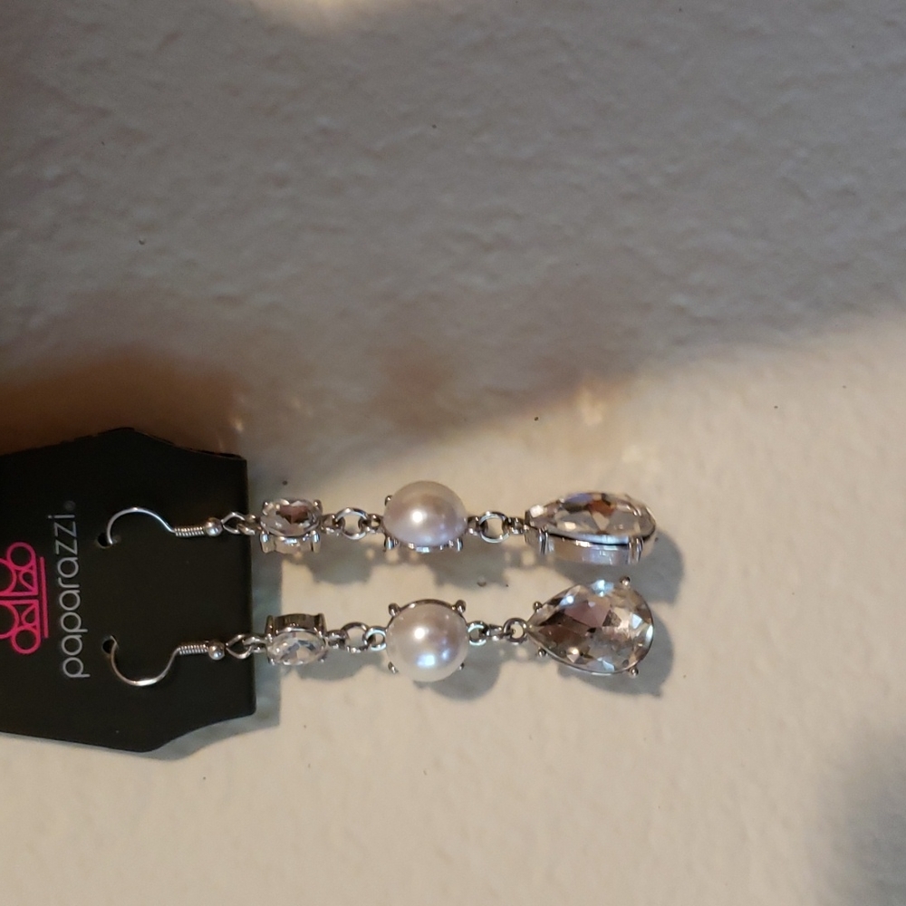 Paparazzi earrings 5 pair lot seed bead pearls - Picture 4 of 8